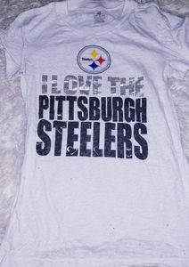 💜 4/$20 Pittsburgh steelers shirt xl kid